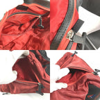 Louis Vuitton Shoulder Bag Sora No Leather Nylon Red — view 8