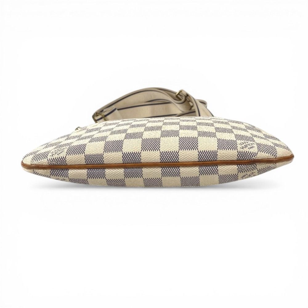 Louis Vuitton Shoulder Bag Pochette Bosfoll Damier Azur Canvas White — view 6