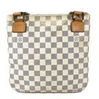 Louis Vuitton Shoulder Bag Pochette Bosfoll Damier Azur Canvas White — view 3
