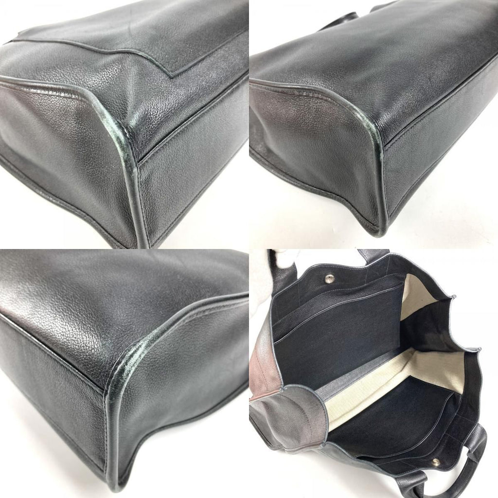 Hermes Tote Sac Berlan 40 Leather Black — view 7