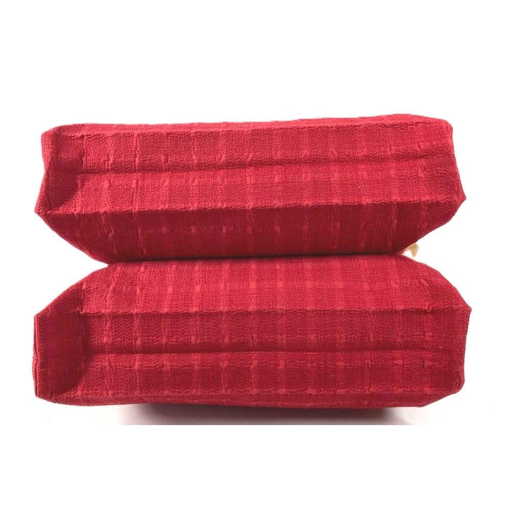 Hermes Shoulder Bag Amedaba Cabas Dopoche Cotton Red — view 5
