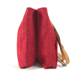 Hermes Shoulder Bag Amedaba Cabas Dopoche Cotton Red — view 3