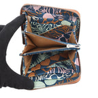 Hermes Coin Case Azappu Compact Silk in Gold Silver — view 4