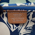 Hermes Coin Case Azappu Compact Silk in Gold Silver — view 6
