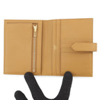 Hermes Bifold Wallet Bearn Compact Sesame Gold Epsom — view 4