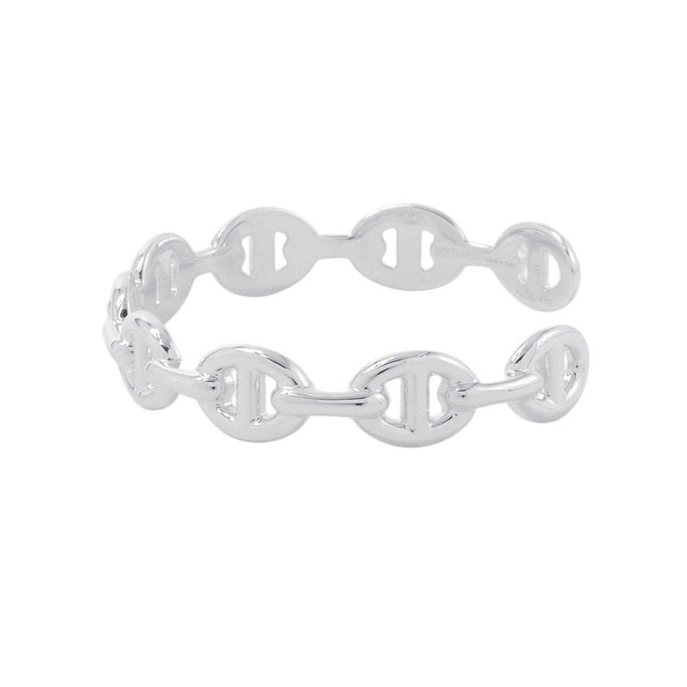 Hermes Bracelet Chaine D'ancre Bangle Silver — view 2