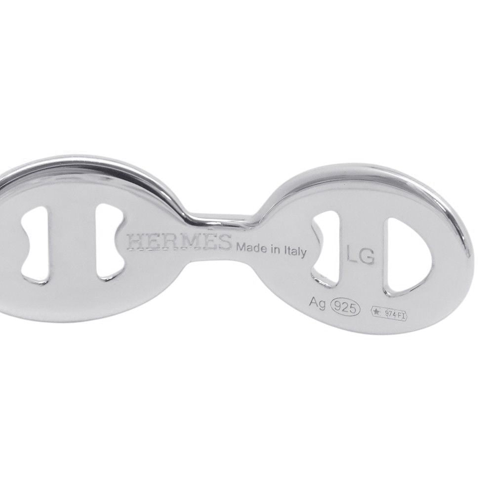 Hermes Bracelet Chaine D'ancre Bangle Silver — view 8