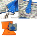 Hermes Shoulder Bag Evelyne 1 Leather Blue — view 9