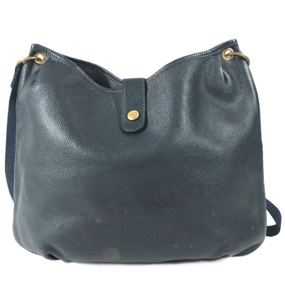 Hermes Shoulder Bag Rodeo Logo Leather Navy — view 2