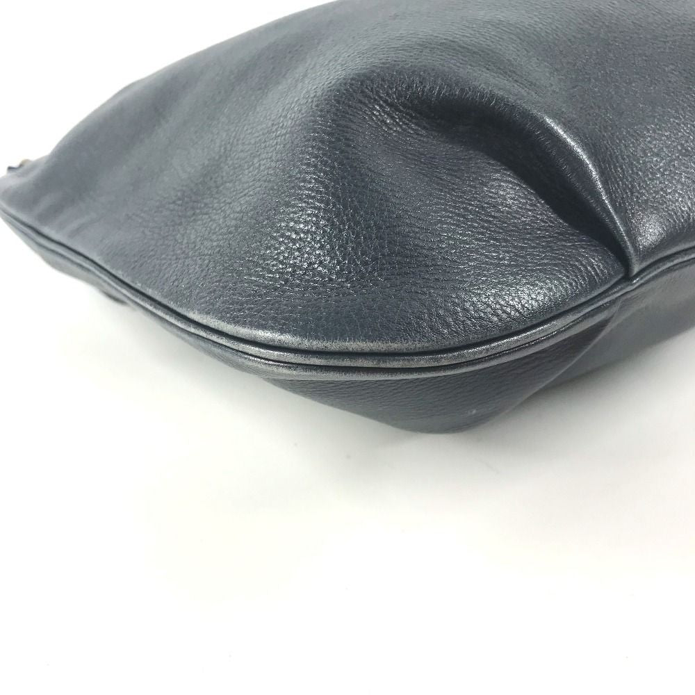 Hermes Shoulder Bag Rodeo Logo Leather Navy — view 7