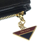 Prada Saffiano Bifold Wallet Black Leather — view 5