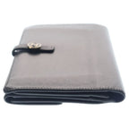 Chanel Coco Button Flap Leather Wallet Bifold Black — view 3