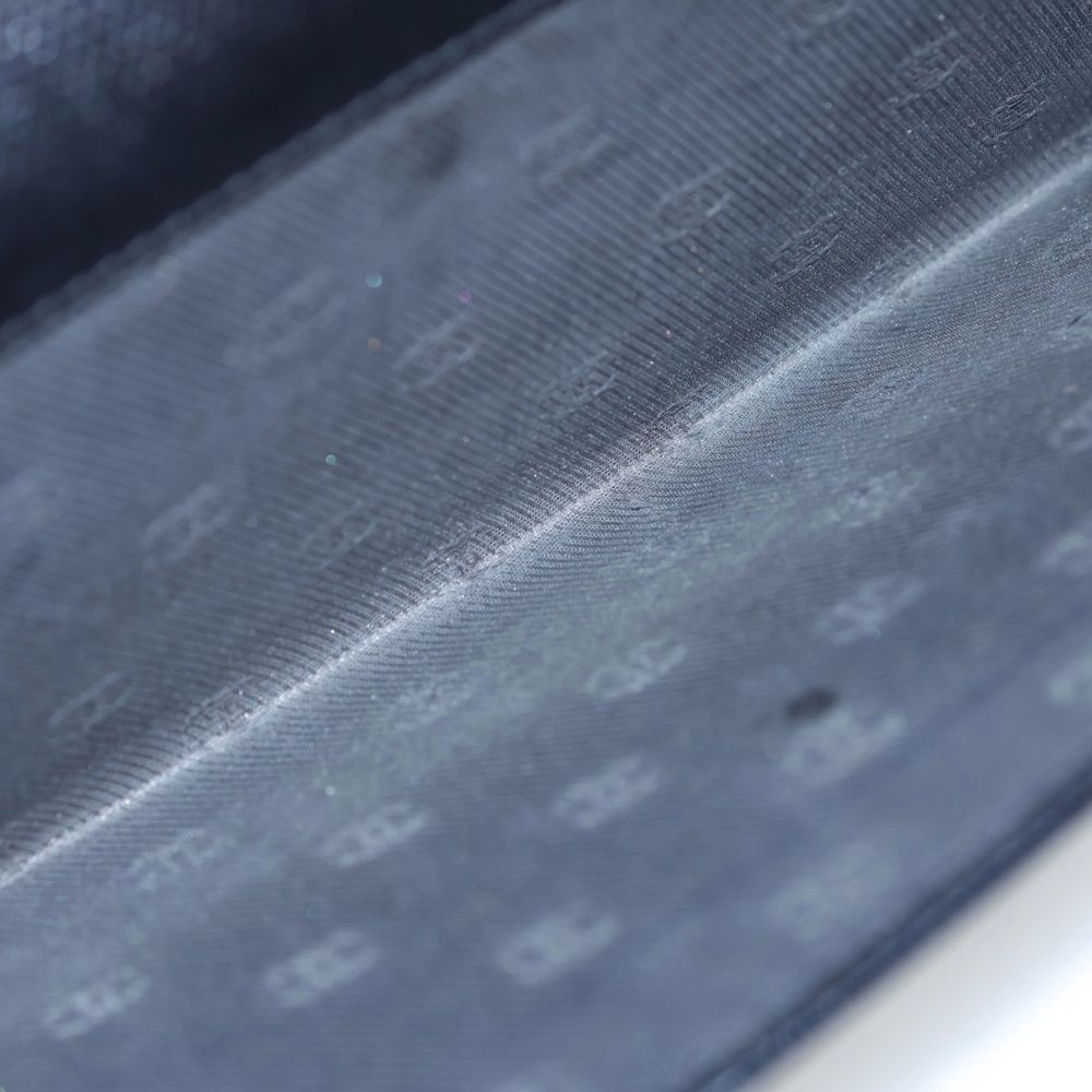 Chanel Coco Button Flap Leather Wallet Bifold Black — view 6