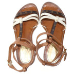 Louis Vuitton Explorer Line Sandals Mule Brown White — view 4