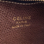 Celine Autumn Leaves Motif Coin Case Leather — view 5