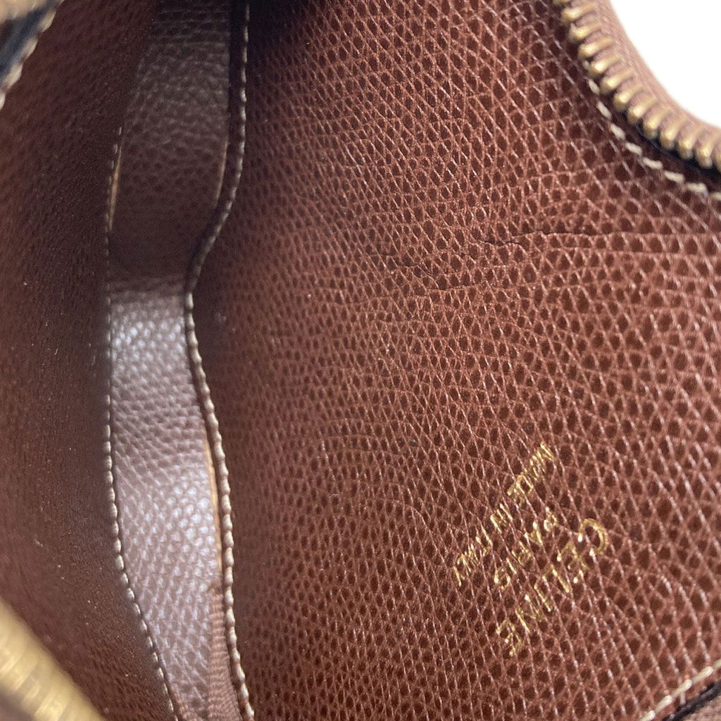Celine Autumn Leaves Motif Coin Case Leather — view 6