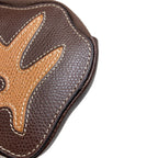 Celine Autumn Leaves Motif Coin Case Leather — view 7