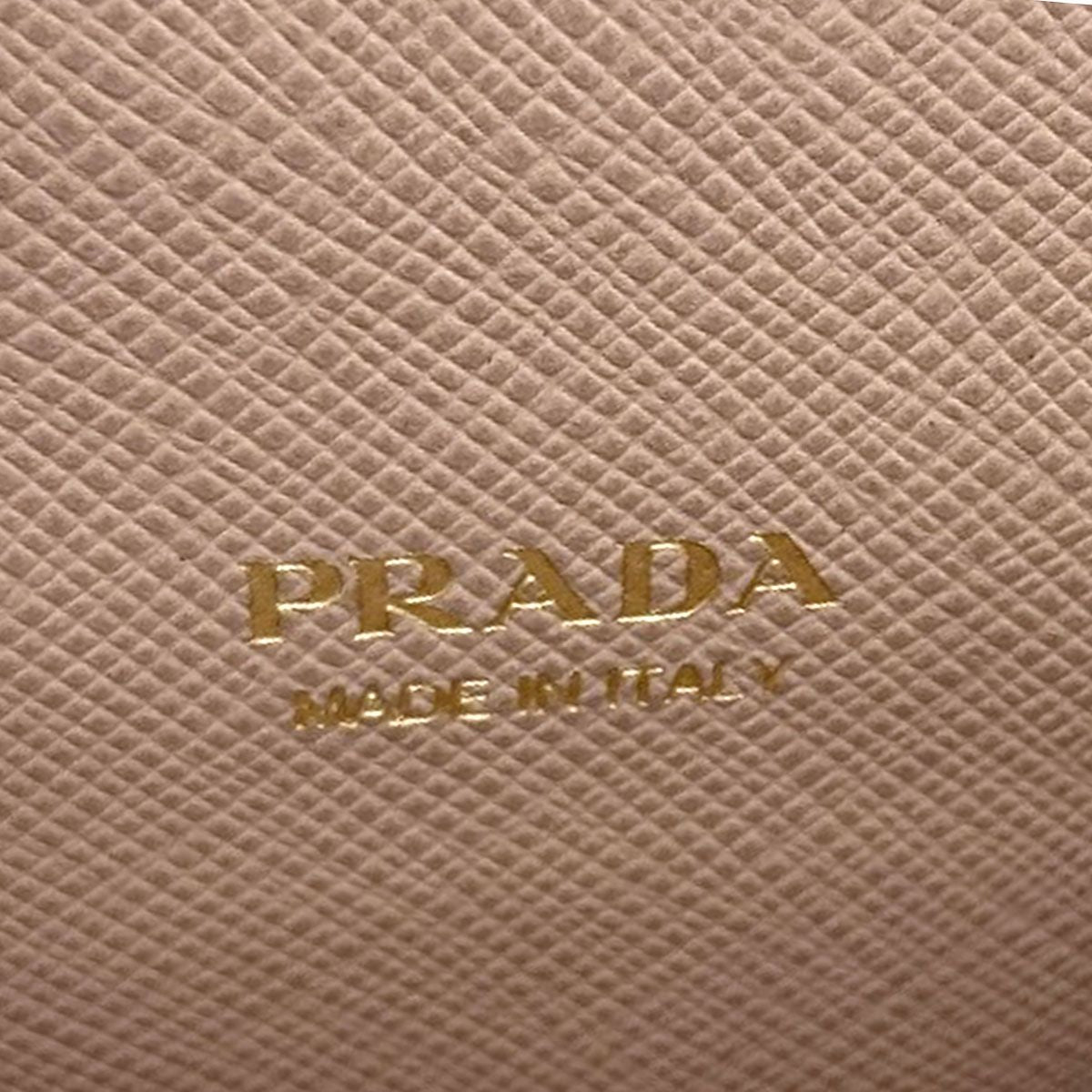 Prada Logo Card Case Leather — view 6