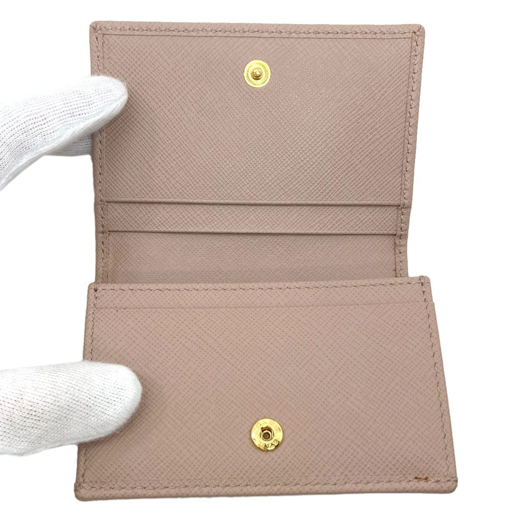 Prada Logo Card Case Leather — view 4