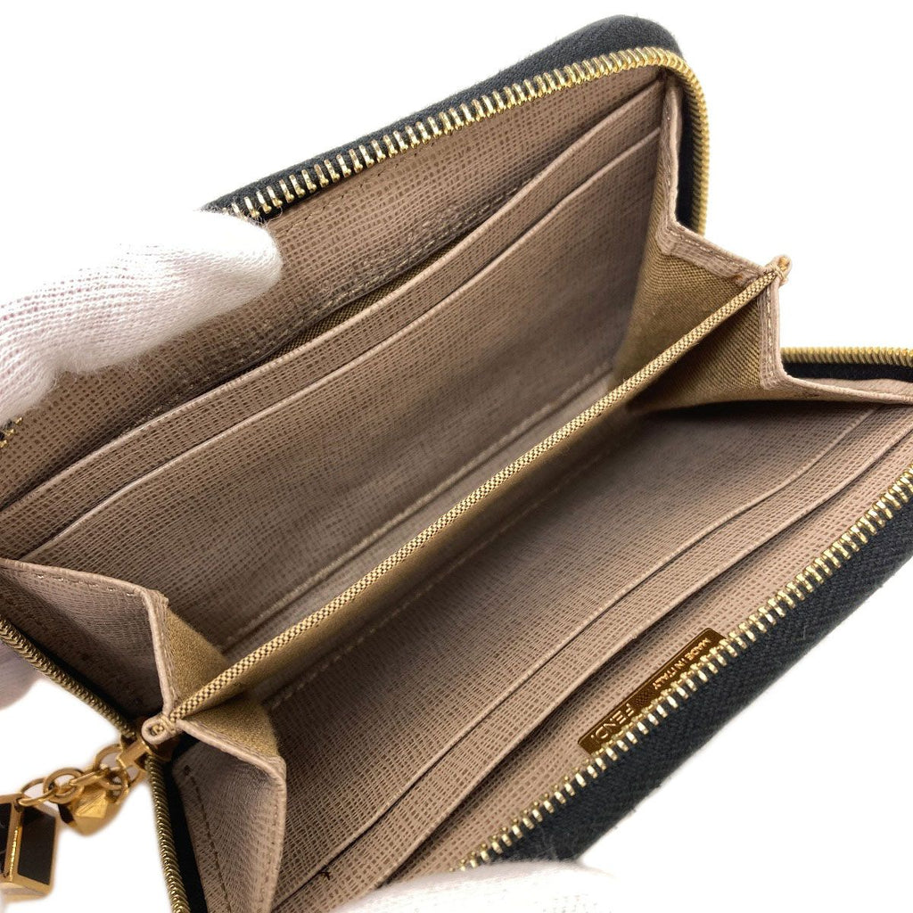 Fendi Logo Card Case Leather — view 4