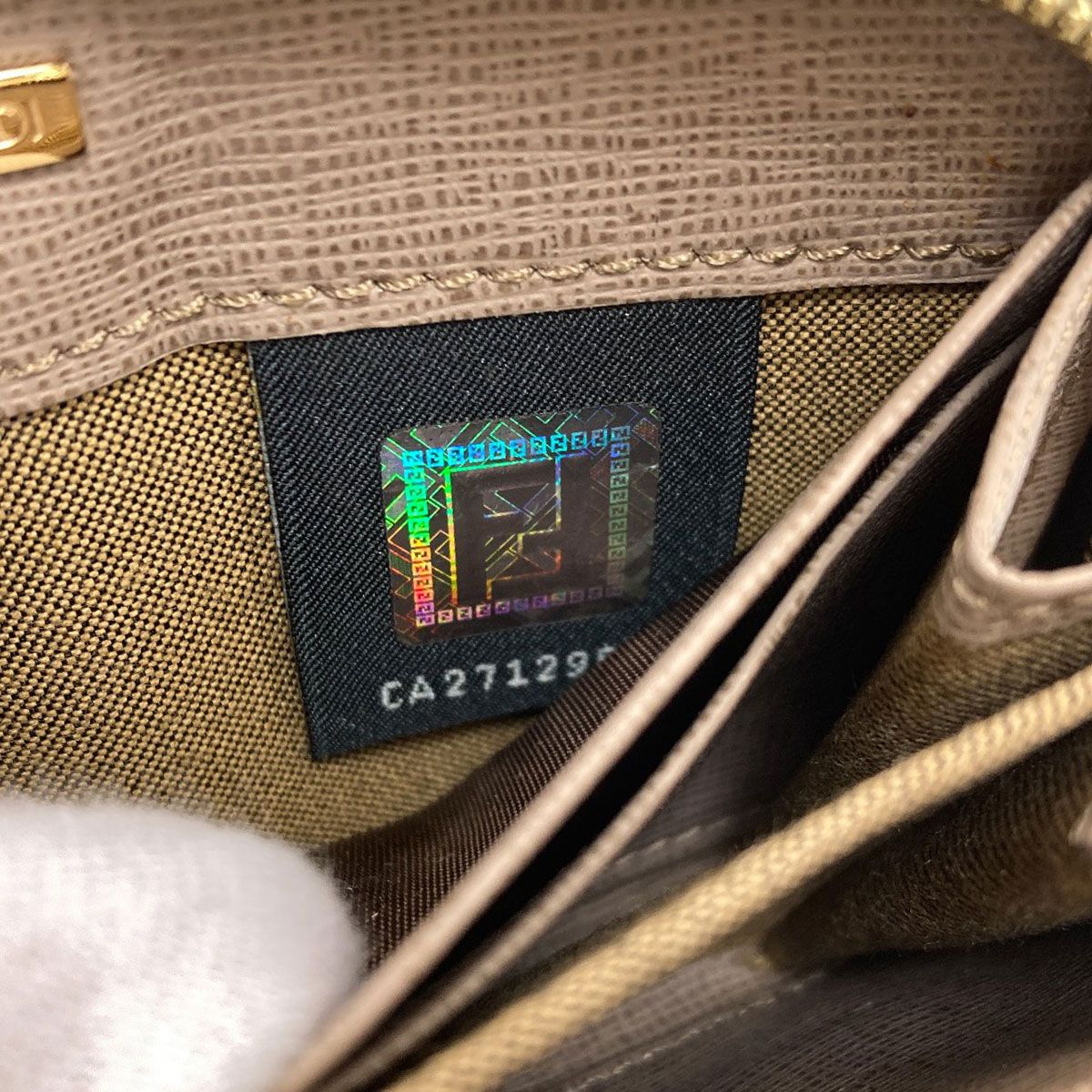 Fendi Logo Card Case Leather — view 6