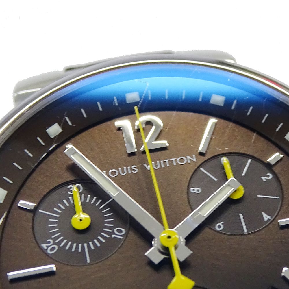Louis Vuitton Watch Boys Tambour Chronograph Date Quartz Stainless Steel — view 9
