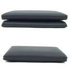 Hermes Calvi Duo Graphite Gray Silver Coin Case Card Box Not — view 4