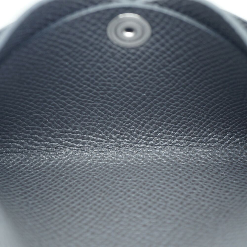 Hermes Calvi Duo Graphite Gray Silver Coin Case Card Box Not — view 8