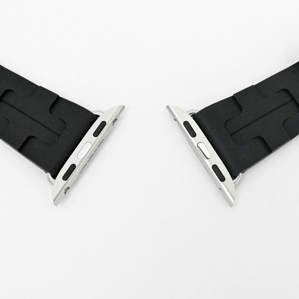 Hermes Simple Tour Kilim Black Silver Apple Watch Strap 42 mm — view 5