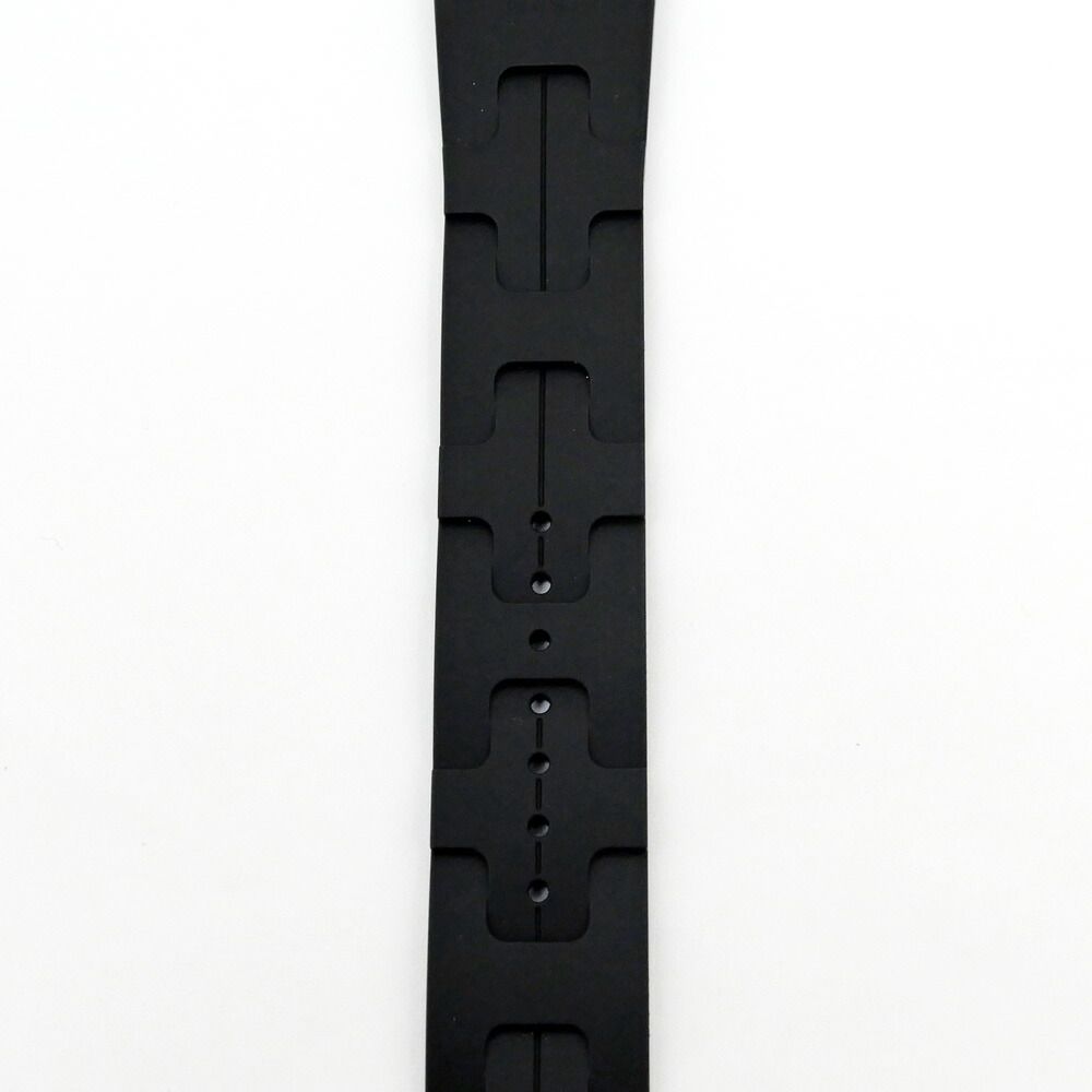 Hermes Simple Tour Kilim Black Silver Apple Watch Strap 42 mm — view 7