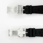 Hermes Simple Tour Kilim Black Silver Apple Watch Strap 42 mm — view 8