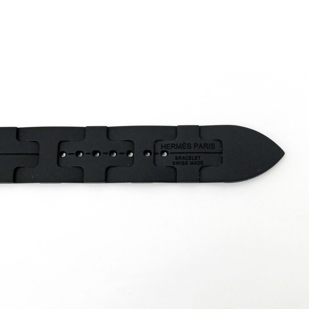 Hermes Simple Tour Kilim Black Silver Apple Watch Strap 42 mm — view 6