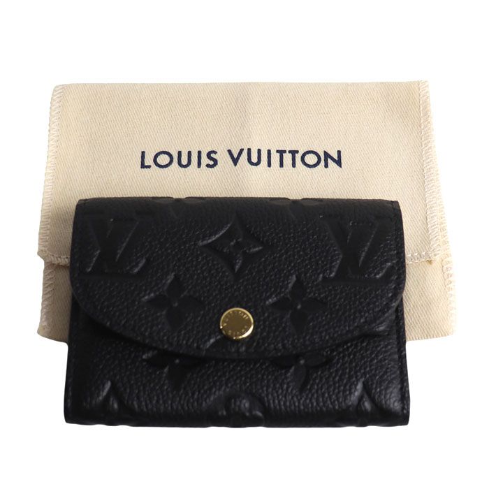 Louis Vuitton Porte-Monnaie Rosalie Coin Case Empreinte Black — view 7