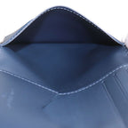 Louis Vuitton Organizer Poche Card Case Monogram Shadow Navy Purchased — view 5