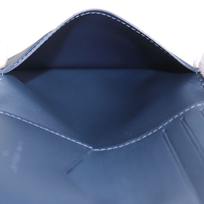 Louis Vuitton Organizer Poche Card Case Monogram Shadow Navy Purchased — view 5