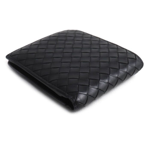 Bottega Veneta Intrecciato Piccolo Bifold Wallet Black — view 2