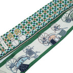 Hermes les Voituresa Nouvelle Evolution of the Carriage Twilly Scarf Silk — view 7