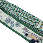 Hermes les Voituresa Nouvelle Evolution of the Carriage Twilly Scarf Silk — view 4