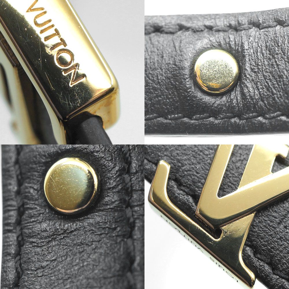Louis Vuitton Bracelet LV Iconic 17 Brown Monogram Gold — view 9