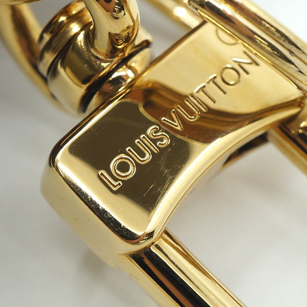 Louis Vuitton Bag Charm LV Cat Monogram Brown Key Holder Gold — view 7