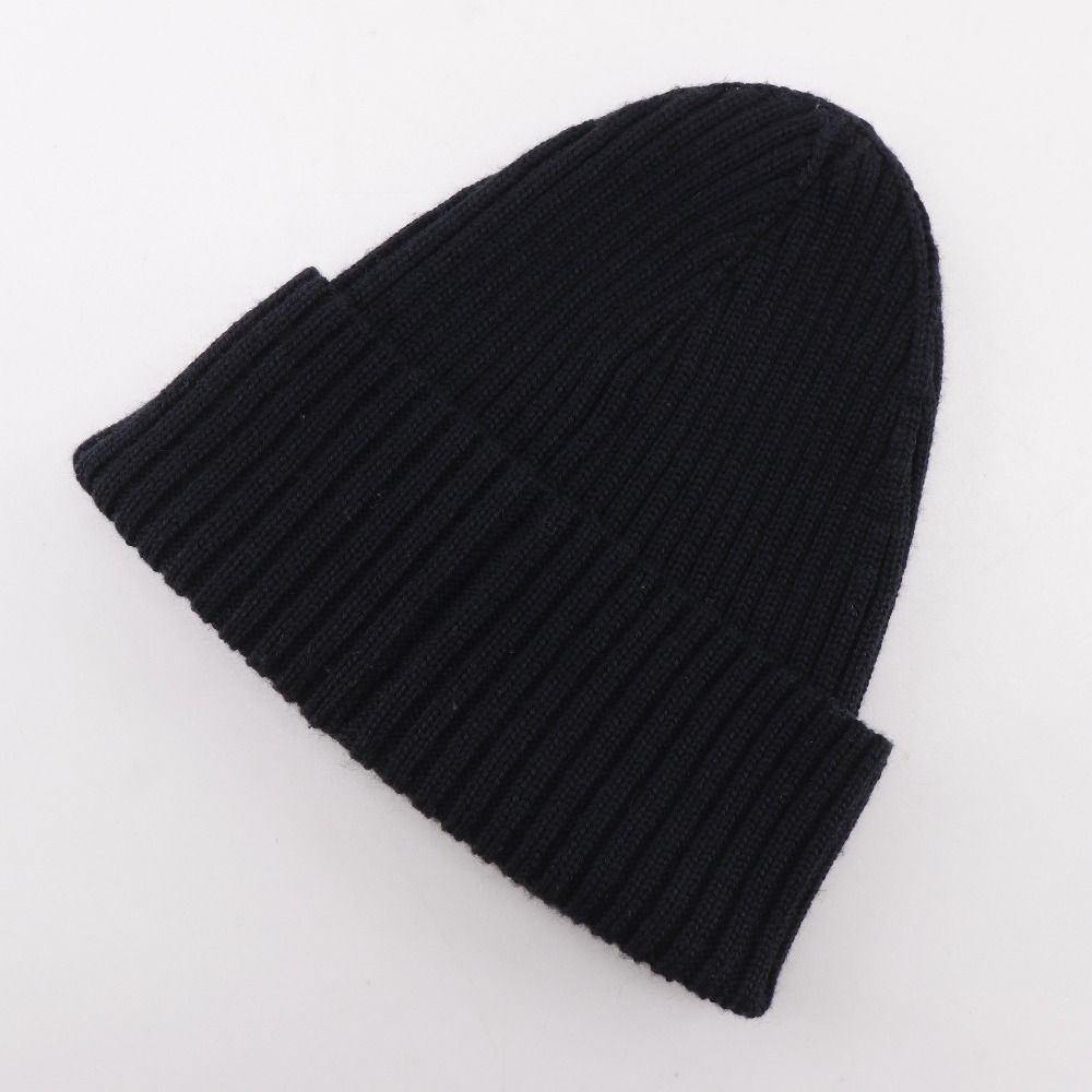 Chanel CC Logo Sports Line Wool Silk Black Hats — view 3