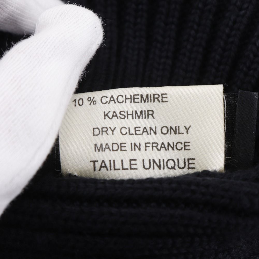 Chanel CC Logo Sports Line Wool Silk Black Hats — view 7