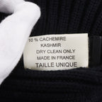 Chanel CC Logo Sports Line Wool Silk Black Hats — view 7
