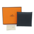 Hermes Bastia Veau Epsom Card Case Coin Purse Black — view 9