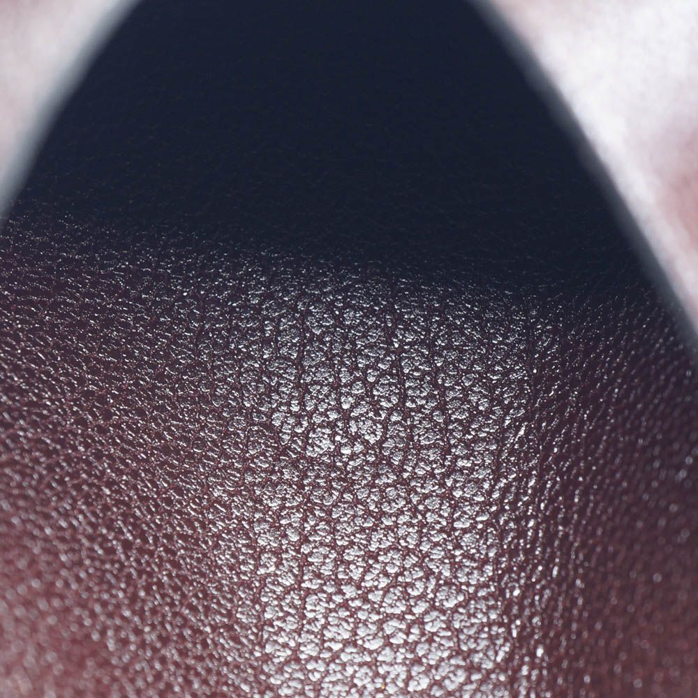 Hermes Bastia Brown Silver Coin Case Card Leather — view 9