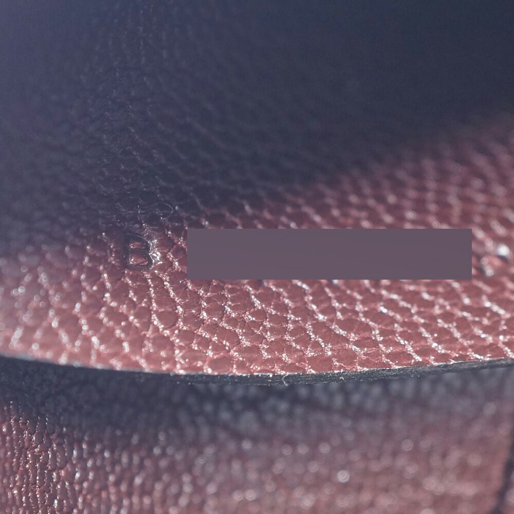Hermes Bastia Brown Silver Coin Case Card Leather — view 8