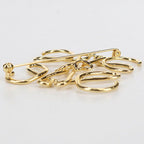 Loewe Anagram Brooch Metal — view 4