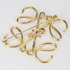 Loewe Anagram Brooch Metal — view 2