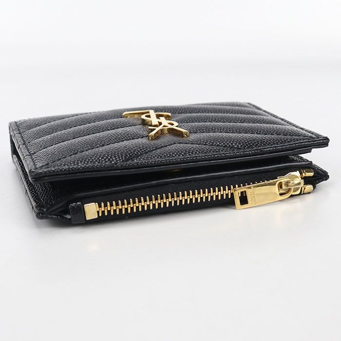 Saint Laurent Bifold Wallet Monogram Calf — view 6