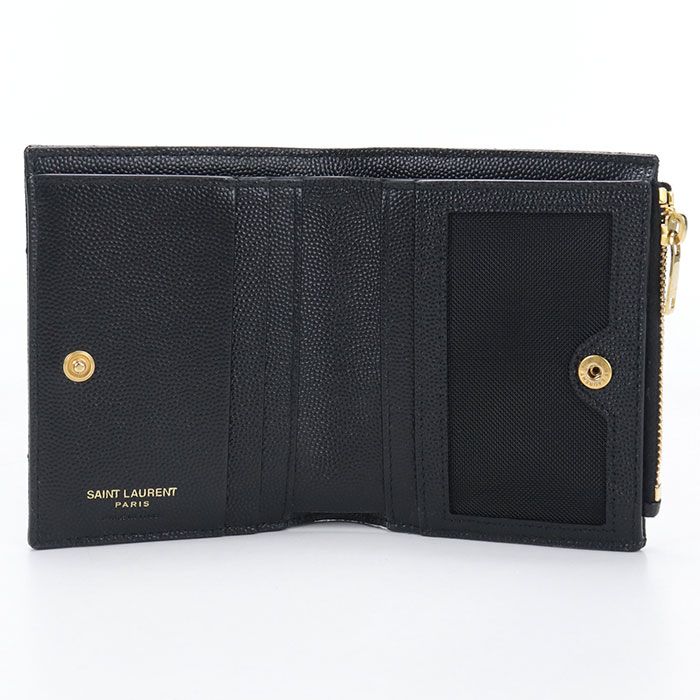 Saint Laurent Bifold Wallet Monogram Calf — view 3